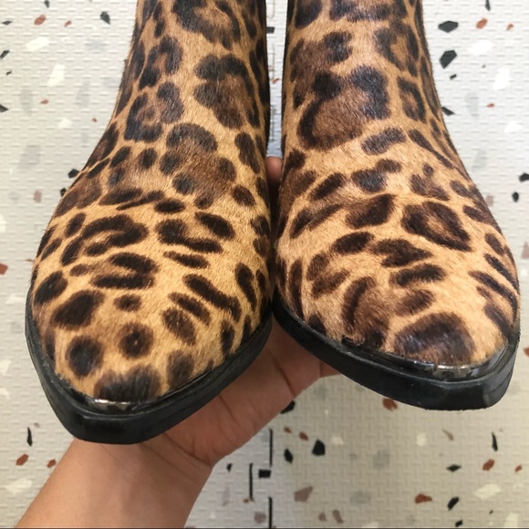 Marc Fisher Yale Leopard-Print Chelsea Boots - Picture 6 of 11